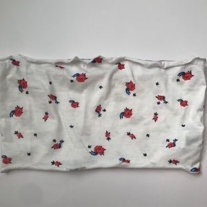 SHEIN Floral Bandeau Top